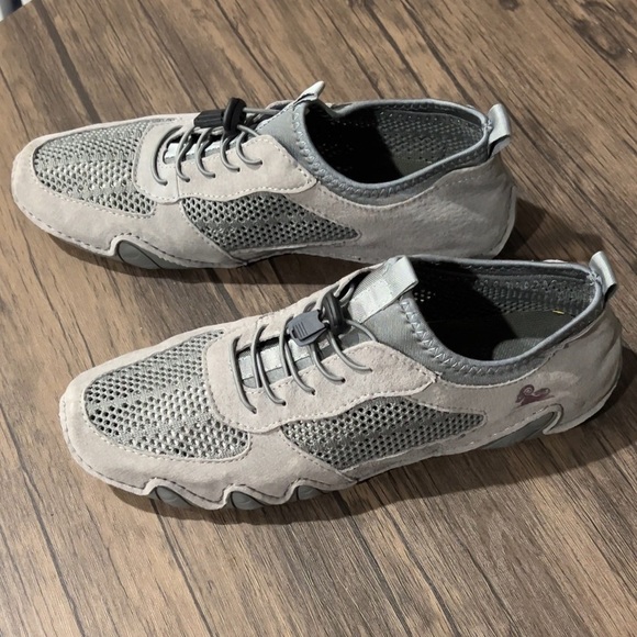 LDECK Size 12 Italian Inspired Mens Sport Travel Leather Desert Sand Water Shoe - Picture 6 of 9